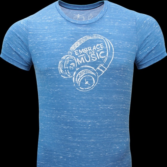 Men Short Sleeve Tee Royal Marble Unisex - Picture 7 of 8